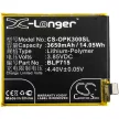 Oppo BLP715 helyettesítő mobiltelefon akkumulátor (Li-Polymer, 3.85V, 3650mAh / 14.05Wh) - Utángyártott
