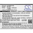 Kruger&Matz BP-3B-I helyettesítő mobiltelefon akkumulátor (Li-Polymer, 3.7V, 2000mAh / 7.4Wh) - Utángyártott