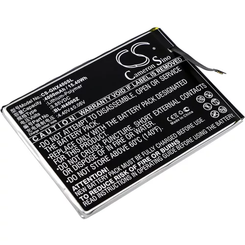 GIONEE BL-N4000Z helyettesítő mobiltelefon akkumulátor (Li-Polymer, 3.85V, 4000mAh / 15.4Wh) - Utángyártott