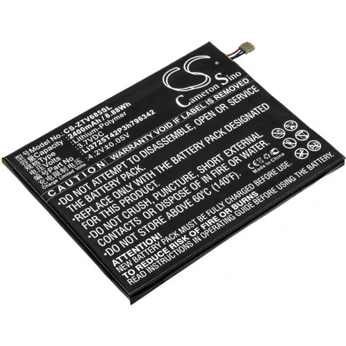 ZTE Li3725T42P3h796342 helyettesítő mobiltelefon akkumulátor (Li-Polymer, 3.7V, 2400mAh / 8.88Wh) - Utángyártott
