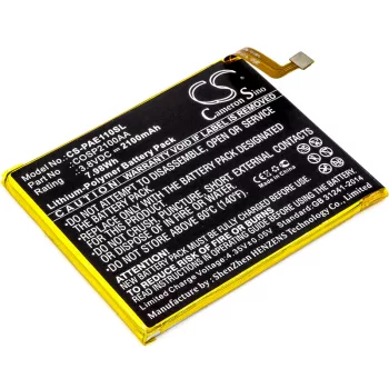   Panasonic COSP2100AA helyettesítő mobiltelefon akkumulátor (Li-Polymer, 3.8V, 2100mAh / 7.98Wh) - Utángyártott