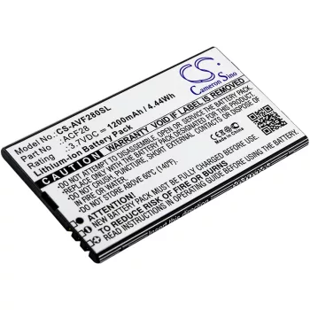   Archos ACF28 helyettesítő mobiltelefon akkumulátor (Li-ion, 3.7V, 1200mAh / 4.44Wh) - Utángyártott