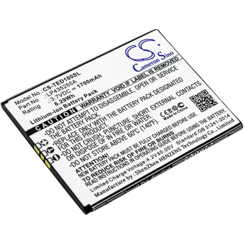   Telefunken LP435255A helyettesítő mobiltelefon akkumulátor (Li-ion, 3.7V, 1700mAh / 6.29Wh) - Utángyártott