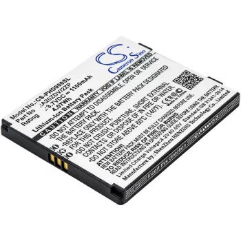  Philips A20ZDV/2ZP helyettesítő mobiltelefon akkumulátor (Li-ion, 3.7V, 1100mAh / 4.07Wh) - Utángyártott