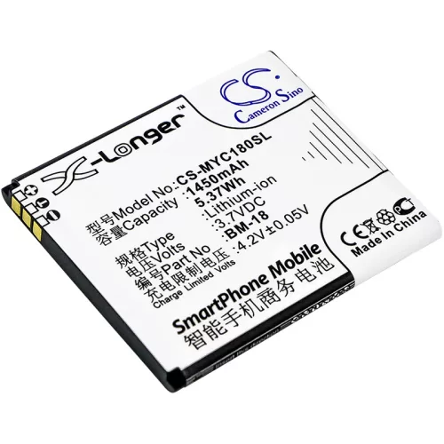 MyPhone BM-18 helyettesítő mobiltelefon akkumulátor (Li-ion, 3.7V, 1450mAh / 5.37Wh) - Utángyártott