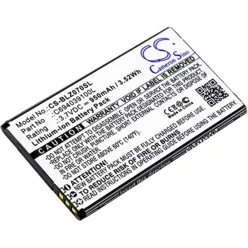   BLU C694039100L helyettesítő mobiltelefon akkumulátor (Li-ion, 3.7V, 950mAh / 3.52Wh) - Utángyártott