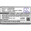 BLU C694039100L helyettesítő mobiltelefon akkumulátor (Li-ion, 3.7V, 950mAh / 3.52Wh) - Utángyártott