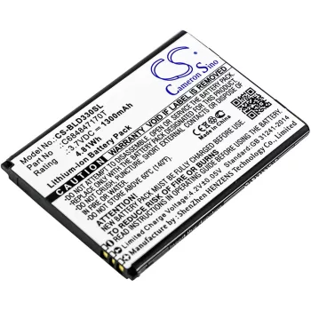   BLU C684847170T helyettesítő mobiltelefon akkumulátor (Li-ion, 3.7V, 1300mAh / 4.81Wh) - Utángyártott