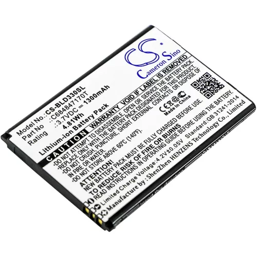 BLU C684847170T helyettesítő mobiltelefon akkumulátor (Li-ion, 3.7V, 1300mAh / 4.81Wh) - Utángyártott