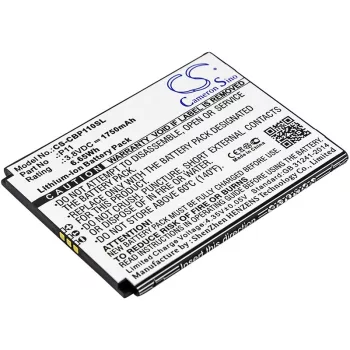   Cubot P11 helyettesítő mobiltelefon akkumulátor (Li-ion, 3.8V, 1750mAh / 6.65Wh) - Utángyártott