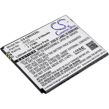   Cubot S222 helyettesítő mobiltelefon akkumulátor (Li-ion, 3.7V, 2100mAh / 7.77Wh) - Utángyártott
