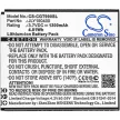 Cubot JLY150400 helyettesítő mobiltelefon akkumulátor (Li-ion, 3.7V, 1300mAh / 4.81Wh) - Utángyártott