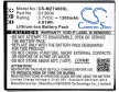Navon G13004 helyettesítő mobiltelefon akkumulátor (Li-ion, 3.7V, 1300mAh / 4.81Wh) - Utángyártott