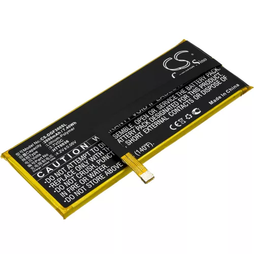 Doogee HTT0036 helyettesítő mobiltelefon akkumulátor (Li-Polymer, 3.7V, 2000mAh / 7.4Wh) - Utángyártott