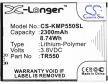 KAZAM TR550-XDSCB0000044 helyettesítő mobiltelefon akkumulátor (Li-Polymer, 3.8V, 2300mAh / 8.74Wh) - Utángyártott
