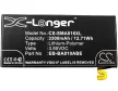 Samsung EB-BA810ABE helyettesítő mobiltelefon akkumulátor (Li-Polymer, 3.85V, 3300mAh / 12.71Wh) - Utángyártott