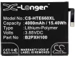 HTC B2PXH100 helyettesítő mobiltelefon akkumulátor (Li-Polymer, 3.85V, 4000mAh / 15.4Wh) - Utángyártott