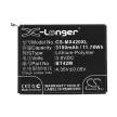 MeiZu BT42M helyettesítő mobiltelefon akkumulátor (Li-Polymer, 3.8V, 3100mAh / 11.78Wh) - Utángyártott