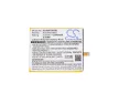 Micromax ACBPN25M02 helyettesítő mobiltelefon akkumulátor (Li-Polymer, 3.8V, 2500mAh / 9.5Wh) - Utángyártott