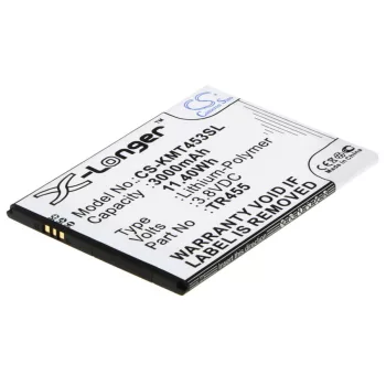   KAZAM TR455-VKVCD0004151 helyettesítő mobiltelefon akkumulátor (Li-Polymer, 3.8V, 3000mAh / 11.4Wh) - Utángyártott