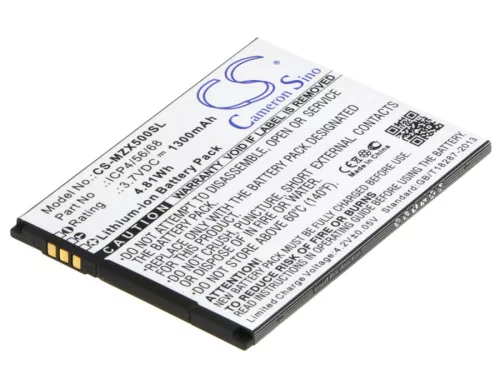 Navon ICP4/56/68 helyettesítő mobiltelefon akkumulátor (Li-ion, 3.7V, 1300mAh / 4.81Wh) - Utángyártott
