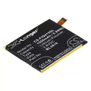   Fly BL3810 helyettesítő mobiltelefon akkumulátor (Li-Polymer, 3.8V, 1550mAh / 5.89Wh) - Utángyártott
