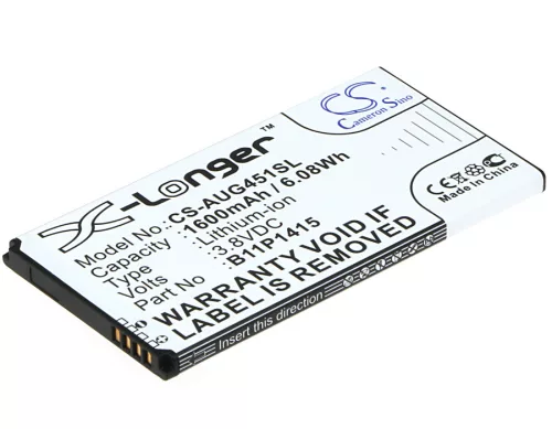 Asus B11P1415 helyettesítő mobiltelefon akkumulátor (Li-ion, 3.8V, 1600mAh / 6.08Wh) - Utángyártott