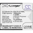 TCL TLp020GA helyettesítő mobiltelefon akkumulátor (Li-Polymer, 3.7V, 1900mAh / 7.03Wh) - Utángyártott