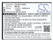 MyPhone BM-02 helyettesítő mobiltelefon akkumulátor (Li-ion, 3.8V, 2000mAh / 7.6Wh) - Utángyártott
