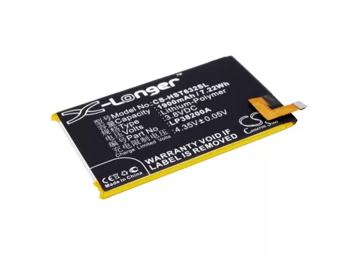 Hisense LP38200C helyettesítő mobiltelefon akkumulátor (Li-Polymer, 3.8V, 1900mAh / 7.22Wh) - Utángyártott
