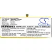 Lenovo 14S7001 helyettesítő mobiltelefon akkumulátor (Li-Polymer, 3.8V, 1800mAh / 6.84Wh) - Utángyártott