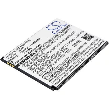   Cubot S350 helyettesítő mobiltelefon akkumulátor (Li-ion, 3.8V, 1950mAh / 7.41Wh) - Utángyártott