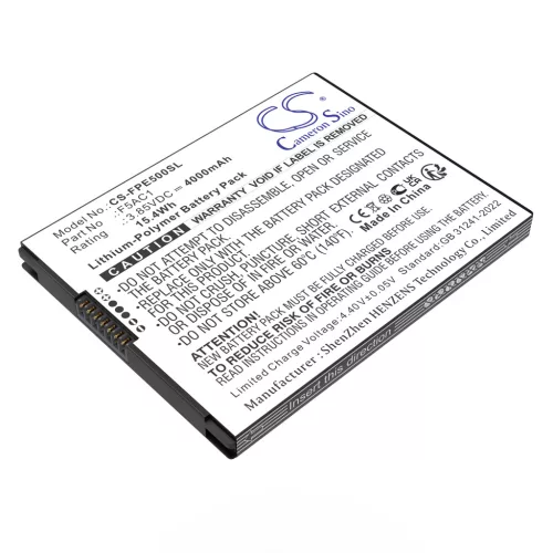 Fairphone F5AC1 helyettesítő mobiltelefon akkumulátor (Li-Polymer, 3.85V, 4000mAh / 15.4Wh) - Utángyártott