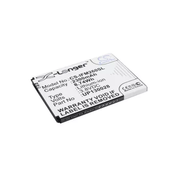   Infocus UP130028 helyettesítő mobiltelefon akkumulátor (Li-ion, 3.8V, 2300mAh / 8.74Wh) - Utángyártott