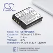 Casio NP-130, NP-130A helyettesítő akkumulátor (Li-ion, 3.7V, 1500mAh / 5.55Wh) - Utángyártott