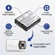 Casio NP-130, NP-130A helyettesítő akkumulátor (Li-ion, 3.7V, 1500mAh / 5.55Wh) - Utángyártott