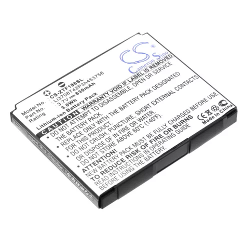 ZTE Li3709T42P3h453756 helyettesítő mobiltelefon akkumulátor (Li-ion, 3.7V, 830mAh / 3.07Wh) - Utángyártott