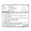 ZTE Li3709T42P3h453756 helyettesítő mobiltelefon akkumulátor (Li-ion, 3.7V, 830mAh / 3.07Wh) - Utángyártott