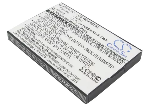 Binatone TJB-1 helyettesítő mobiltelefon akkumulátor (Li-ion, 3.7V, 1000mAh / 3.7Wh) - Utángyártott