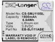 Samsung EB-BJ111FBK helyettesítő mobiltelefon akkumulátor (Li-ion, 3.8V, 1800mAh / 6.84Wh) - Utángyártott