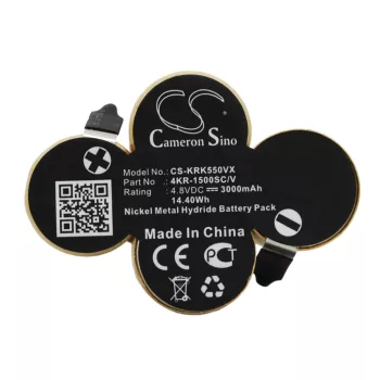   Karcher 4KR-1500SC/V helyettesítő takarítógép akkumulátor (Ni-MH, 4.8V, 3000mAh / 14.4Wh) - Utángyártott