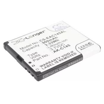   Bea-fon C250 helyettesítő mobiltelefon akkumulátor (Li-ion, 3.7V, 900mAh / 3.33Wh) - Utángyártott