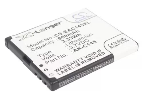 Bea-fon C250 helyettesítő mobiltelefon akkumulátor (Li-ion, 3.7V, 900mAh / 3.33Wh) - Utángyártott