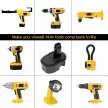 DeWalt DWCB14 helyettesítő szerszámgép akkumulátor (Ni-MH, 14.4V, 3000mAh / 43.2Wh) - Utángyártott
