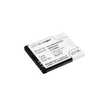   Bea-fon SL670 helyettesítő mobiltelefon akkumulátor (Li-ion, 3.7V, 900mAh / 3.33Wh) - Utángyártott