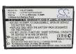 ZTE Li3708T42P3h553447 helyettesítő mobiltelefon akkumulátor (Li-ion, 3.7V, 800mAh / 2.96Wh) - Utángyártott