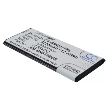   Samsung EB-BN910BBU helyettesítő mobiltelefon akkumulátor (Li-ion, 3.85V, 3220mAh / 12.4Wh) - Utángyártott