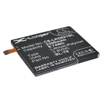   LG EAC62078701 helyettesítő mobiltelefon akkumulátor (Li-Polymer, 3.8V, 2300mAh / 8.74Wh) - Utángyártott