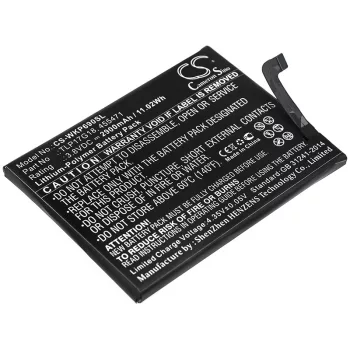   Wiko TLP17G18 helyettesítő mobiltelefon akkumulátor (Li-Polymer, 3.8V, 2900mAh / 11.02Wh) - Utángyártott