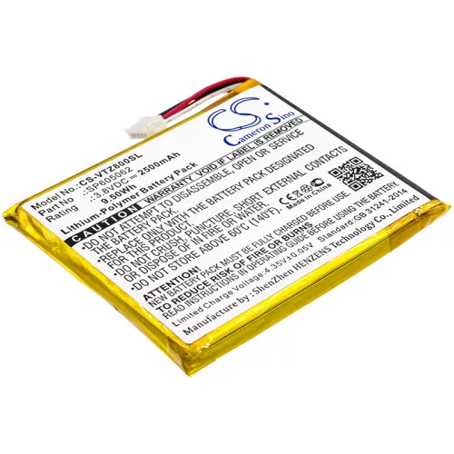 V Tech SP605062 helyettesítő tablet akkumulátor (Li-Polymer, 3.8V, 2500mAh / 9.5Wh) - Utángyártott